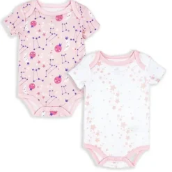 Rose Textiles - Body com tema Galaxy de 2 pacotes, rosa New