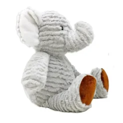 Rose Textiles - Brinquedo de pelúcia com sulcos, elefante cinza Outlet