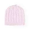 Rose Textiles - Cable Knit Hat, Pink Online