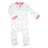 Rose Textiles - Capa Interlock para Meninas, Coelhinhos Hot