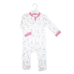 Rose Textiles - Capa Interlock para Meninas, Coelhinhos Hot