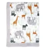 Rose Textiles - Cobertor de vison de 2 camadas, Sage Safari Hot