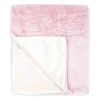 Rose Textiles - Cobertor de pelúcia de pele sintética de 2 camadas, rosa Outlet