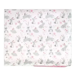 Rose Textiles - Cobertor de vison de 2 camadas, coelhinhos Sale