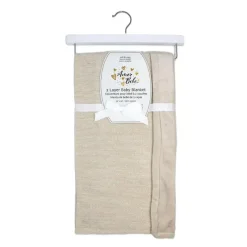Rose Textiles - Cobertor de lã de vison e aveia para bebê Outlet