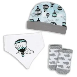 Rose Textiles - Conjunto de acessórios de 3 peças, balão cinza Discount