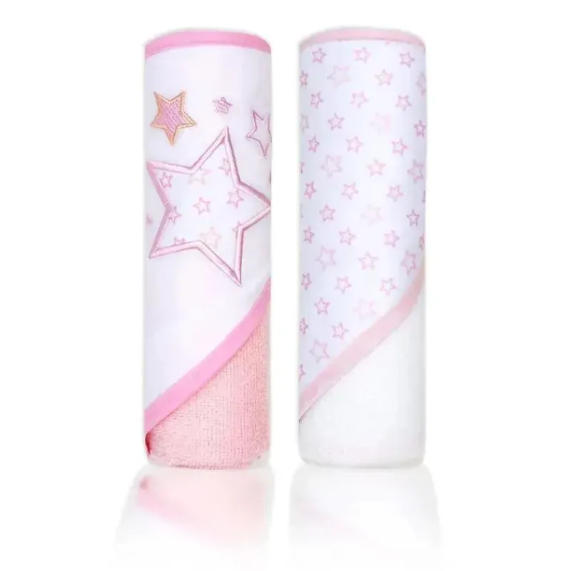 rose_textiles__conjunto_d_SKUnlS8pZ5q_1.webp Rose Textiles - Conjunto de 2 toalhas com capuz, estrelas rosa Online