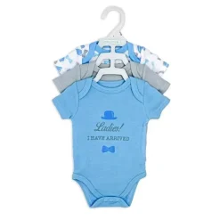 Rose Textiles – Conjunto de body para menino com 3 unidades, cavalheiro Outlet