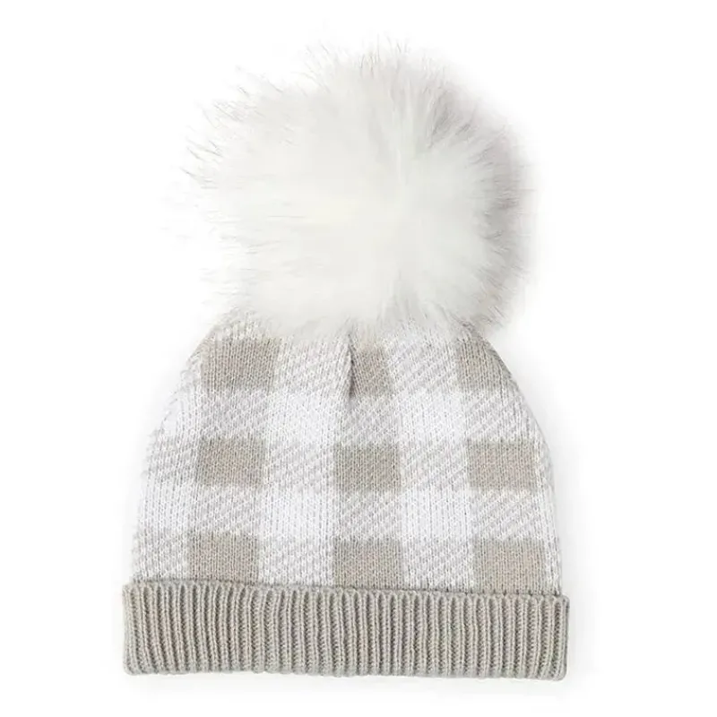 rose_textiles__gorro_e_sa_SKUxu2Xwsxx_1.webp Rose Textiles - gorro e sapatilha de pele sintética xadrez cinza búfalo Sale