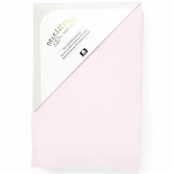 Rose Textiles - Lençol de berço de flanela sólida, rosa New