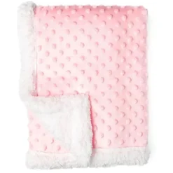 Rose Textiles - Manta Sherpa Pipoca, Rosa Hot