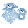 Rose Textiles - Nunu com chocalho de anel, cachorro azul Discount
