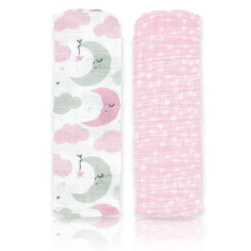 rose_textiles__pacote_de__SKUDnwIknzA_0.webp Rose Textiles - Pacote de 2 cobertores de musselina, Pink Sweet Dream Hot