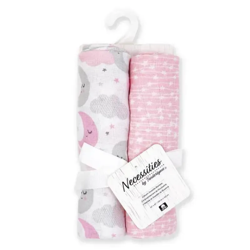 rose_textiles__pacote_de__SKUDnwIknzA_2.webp Rose Textiles - Pacote de 2 cobertores de musselina, Pink Sweet Dream Hot