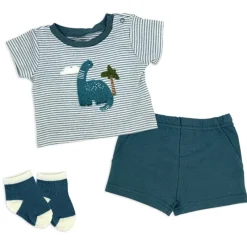 Rose Textiles - 3Pk Baby Boys Short Set, Dinosaur Sale
