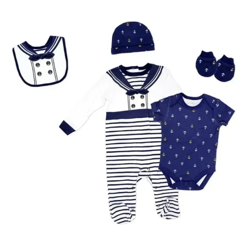 rose_textiles__pk_baby_bo_SKUvK7EBCSb_0.webp Rose Textiles - 5Pk Baby Boy Sailor definido em uma bolsa de malha Fashion