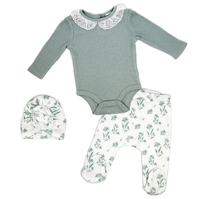 rose_textiles__pk_baby_gi_SKUWBvERvdu_0.webp Rose Textiles - 3Pk Baby Girls Take Me Home Set, Blue Floral Clearance