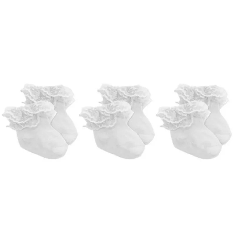 rose_textiles__pk_baby_gi_SKUhVGhvXTg_0.webp Rose Textiles - 3Pk Baby Girl Lace Trim Cuff Socks, White Online