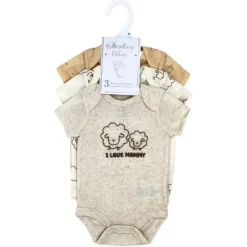 Rose Textiles - 3Pk Neutral Bodysuit Set I Love Mommy Sale