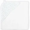 Rose Textiles - Toalha com capuz forrada de musselina Star, azul Fashion