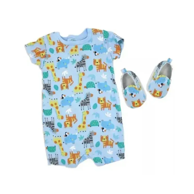 rose_txteis__conjunto_de__SKU5iGWrh1j_0.webp Rose Textiles Rose Têxteis - conjunto de macacão e sapato 2pk para bebê menino, animal de safári Online