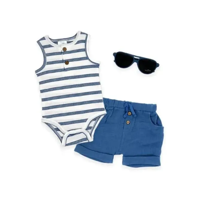 rose_txteis__conjunto_de__SKUCnvExivw_0.webp Rose Textiles Rose Têxteis - Conjunto de óculos de sol 3 unidades para bebês meninos, azul marinho listrado Fashion