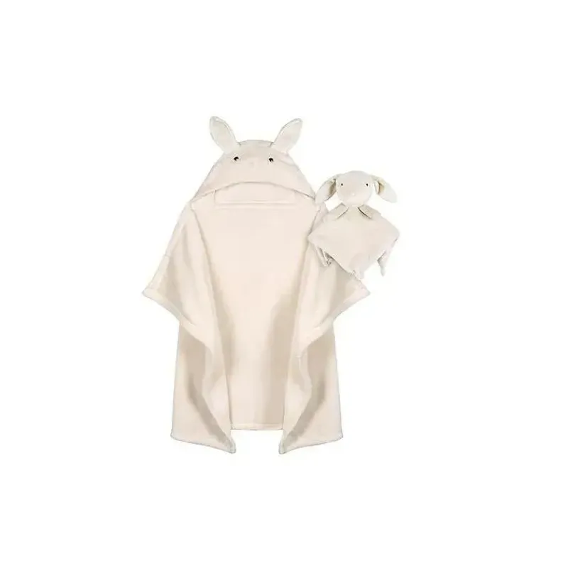 roupa_de_cama_gerber___pe_SKUBlxgfW14_0.webp Gerber Roupa de cama - 2 peças de cobertor de segurança e conjunto de cobertor com capuz, coelho Clearance
