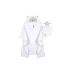 Gerber Roupa de cama - 2 peças de cobertor de segurança e conjunto de cobertor com capuz, ovelha New