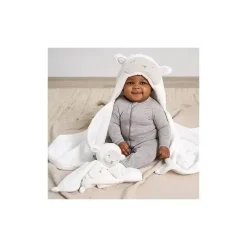Gerber Roupa de cama - 2 peças de cobertor de segurança e conjunto de cobertor com capuz, ovelha New