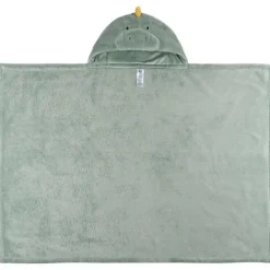 Gerber Roupa de cama - 2 peças de cobertor de segurança e conjunto de cobertor com capuz, Boy Dino Time Fashion