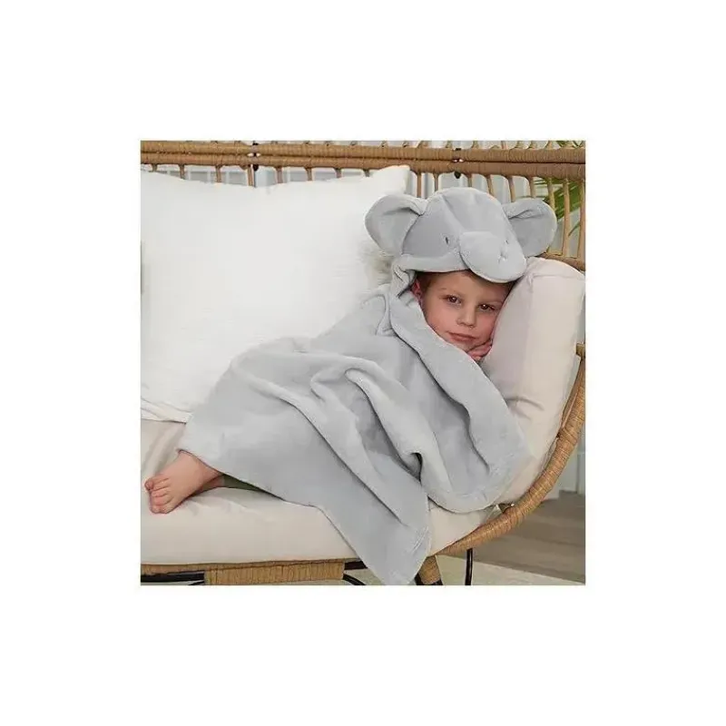 roupa_de_cama_gerber___pe_SKUgZXHN8xE_6.webp Gerber Roupa de cama - 2 peças de cobertor de segurança e conjunto de cobertor com capuz, elefante Online