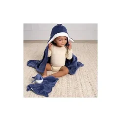Gerber Roupa de cama - 2 peças de cobertor de segurança e conjunto de cobertor com capuz, baleia Outlet