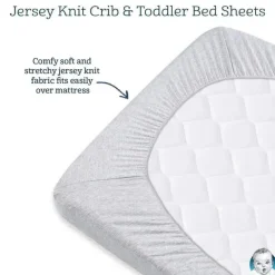 Gerber Roupa de Cama - Lençol de Berço de 1 Unidade - Nuvem de Ovelha Neutra Fashion