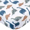 Gerber Roupa de cama - Lençol de berço em malha 1Pk, Dino Time Outlet