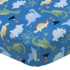 Gerber Roupa de Cama - Lençol de Berço com 1 Peça, Espaço Dino Discount