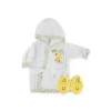 Baby Vision Roupão e chinelos , amarelo Fashion
