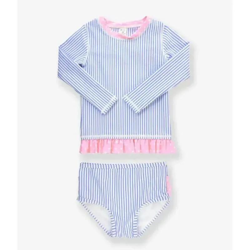 rufflebutts__biquni_seers_SKUH139cwyb_0.webp RuffleButts - Biquíni Seersucker Rash Guard Azul Pervinca Clearance