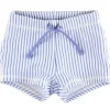 RuffleButts – Calções de banho para bebé menino azul pervinca Seersucker Outlet