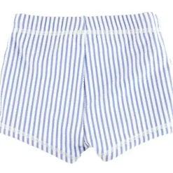 RuffleButts – Calções de banho para bebé menino azul pervinca Seersucker Outlet