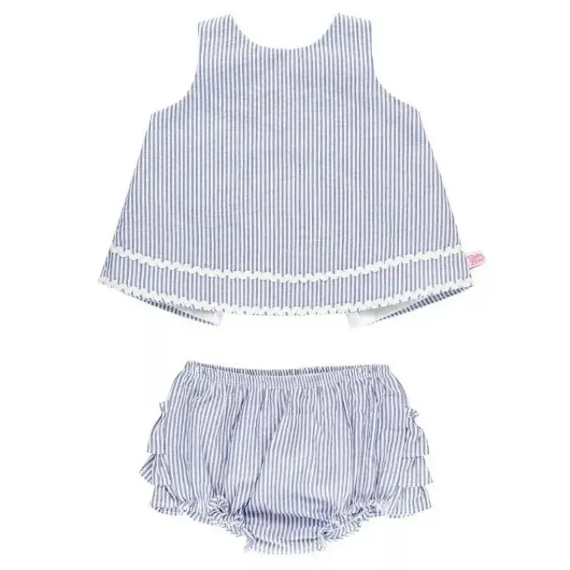rufflebutts__conjunto_de__SKUjRcrR8k3_0.webp RuffleButts - conjunto de top e flor de bebê azul Seersucker Ric Rac Swing New