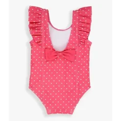 RuffleButts - Hot Pink Heart Waterfall One Piece, Rosa Outlet