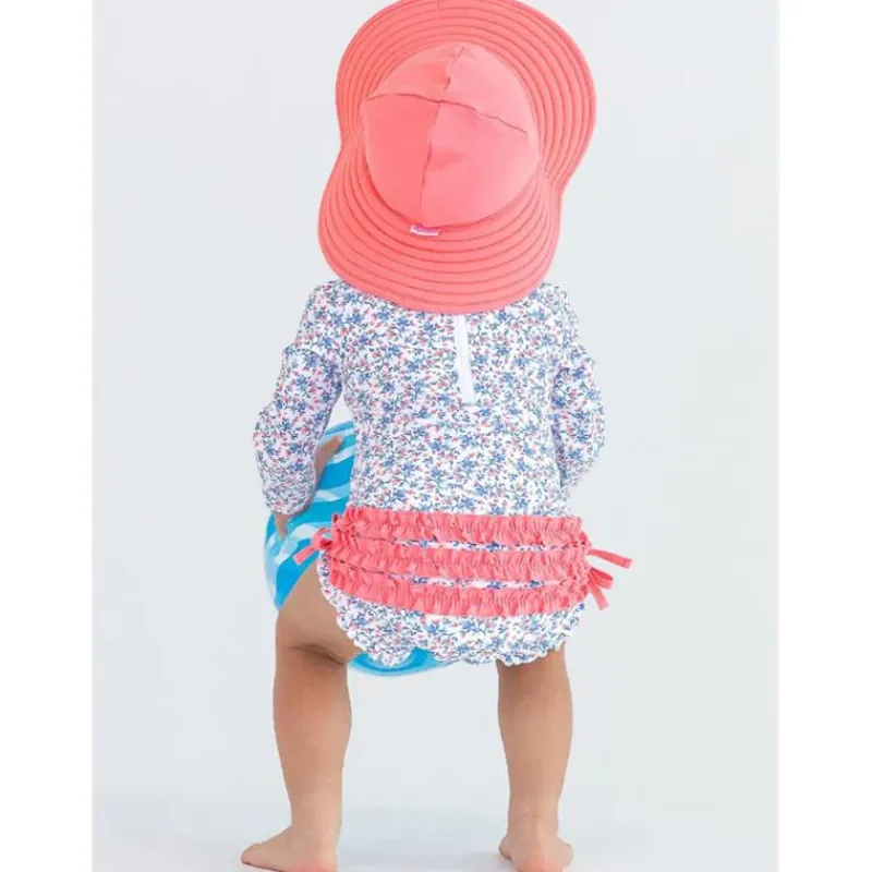 rufflebutts__kids_swim_ha_SKUwC5pEIyy_2.webp RuffleButts - Kids Swim Hat, Bubblegum Pink Hot