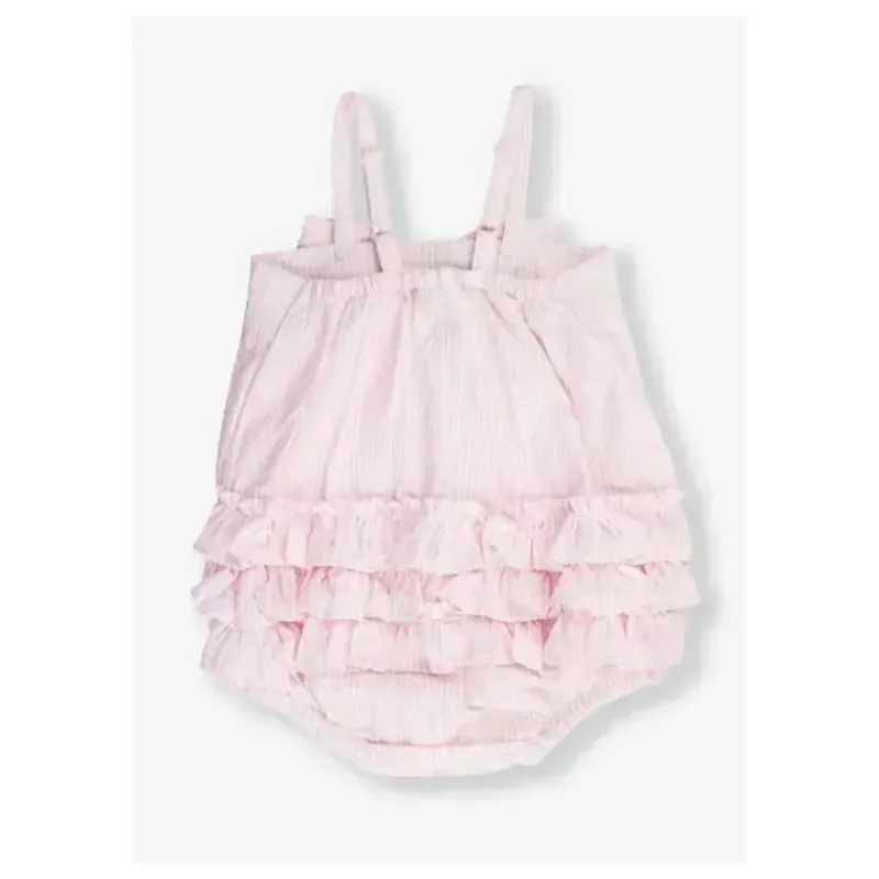rufflebutts__macaco_de_bo_SKU8rykQKra_1.webp RuffleButts – Macacão de bolha tecido rosa Seersucker para bebês meninas Hot