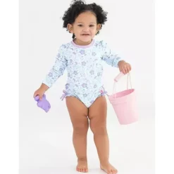 RuffleButts – Protetor de erupção cutânea de peça única de manga comprida para jardim de conto de fadas Best