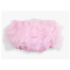 RuffleButts - Rufflebutt de malha rosa com babados Fashion