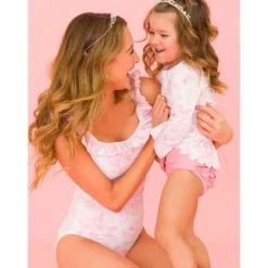 RuffleButts - Women's Ruffle One Piece, Bubblegum Pink Outlet