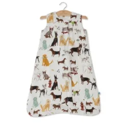 Little Unicorn Saco de dormir de musselina de algodão pequeno unicórnio Woof grande Best