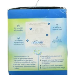 Dr. Brown's Sacos de armazenamento de leite materno do Dr. Brown 100 peças Fashion
