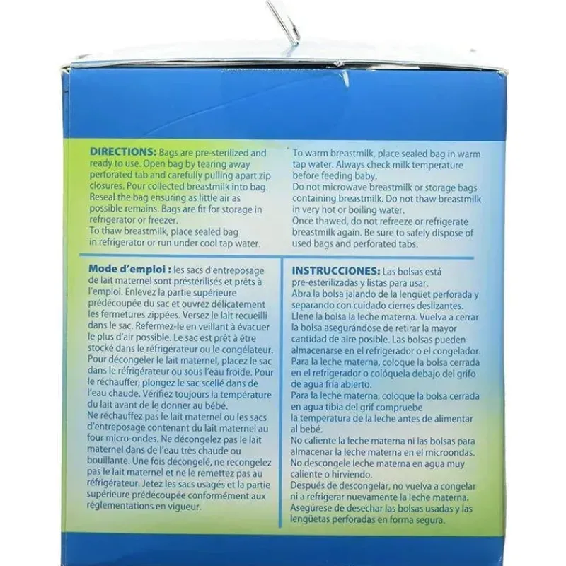 sacos_de_armazenamento_de_SKU00iACxhS_2.webp Dr. Brown's Sacos de armazenamento de leite materno do Dr. Brown 100 peças Fashion