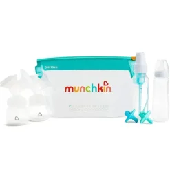 Munchkin Sacos de esterilização de garrafa jumbo , bolsas de esterilização de garrafa de microondas - 6 unidades, 180 usos Clearance